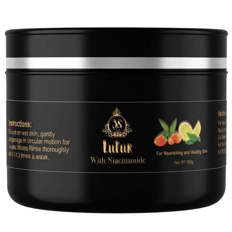 3S Lulur Black With Niacinamide Body Scrub | Brightening & Exfoliating Body Scrub for Smooth, Soft-Looking Skin | 150g