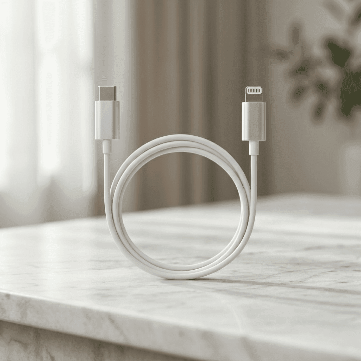 Apple USB-C to Lightning Cable (1m) – Premium Fast Charging Data Cable with Box Packing