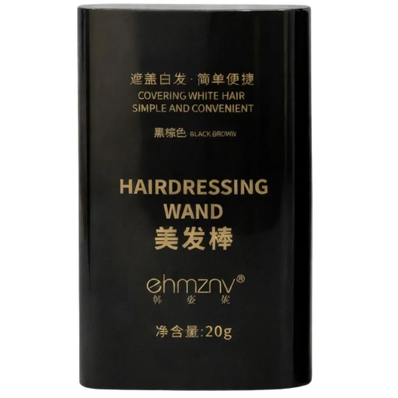 Brown Temporary Hair Color Stick | Long-Lasting Gray Coverage Hair Touch-Up Wand | 20g