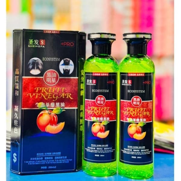Ecosystem Fruit Vinegar Hair Color Gel Dye – Nourishing, Long-Lasting Hair Color with Natural Shine – All Hair Types