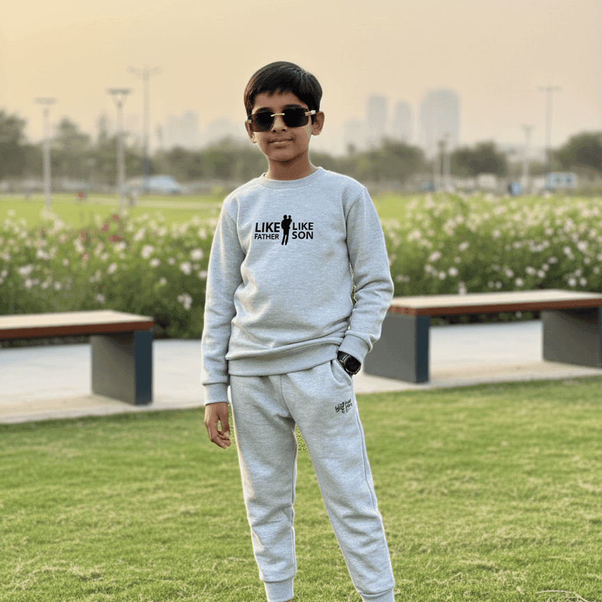 HERMAIN BANTVA Winter Kids Tracksuit | Stylish Sweatshirt & Trouser Set for Boys & Girls – Cozy, Warm & Trendy Outfit FOR BABY AND KIDS