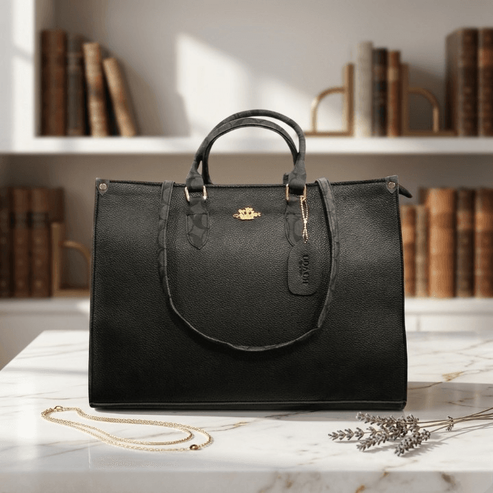 High Quality Coach Tote Bag 16x11 Inches Elegant Designer Handbag
