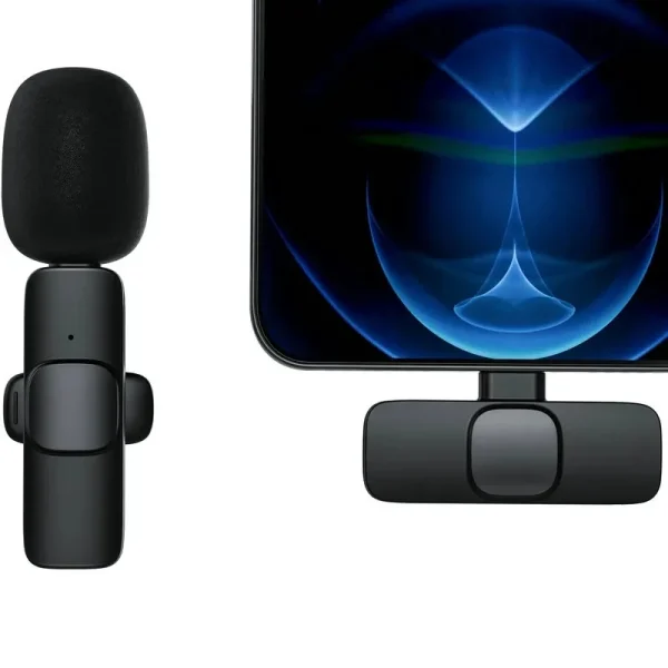 K8 Type-C Wireless Lavalier Microphone | Portable Noise-Cancelling | Mic for Android, Vlogging & Live Streaming - View 4