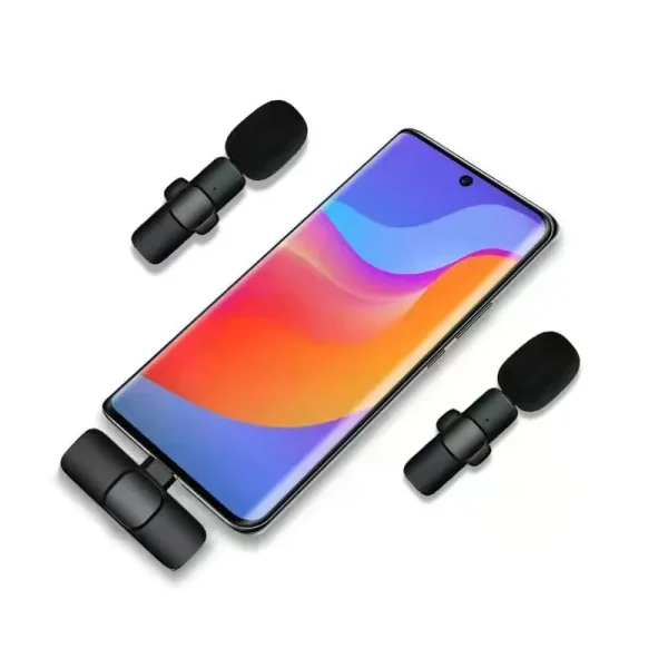 K8 Type-C Wireless Lavalier Microphone | Portable Noise-Cancelling | Mic for Android, Vlogging & Live Streaming - View 6