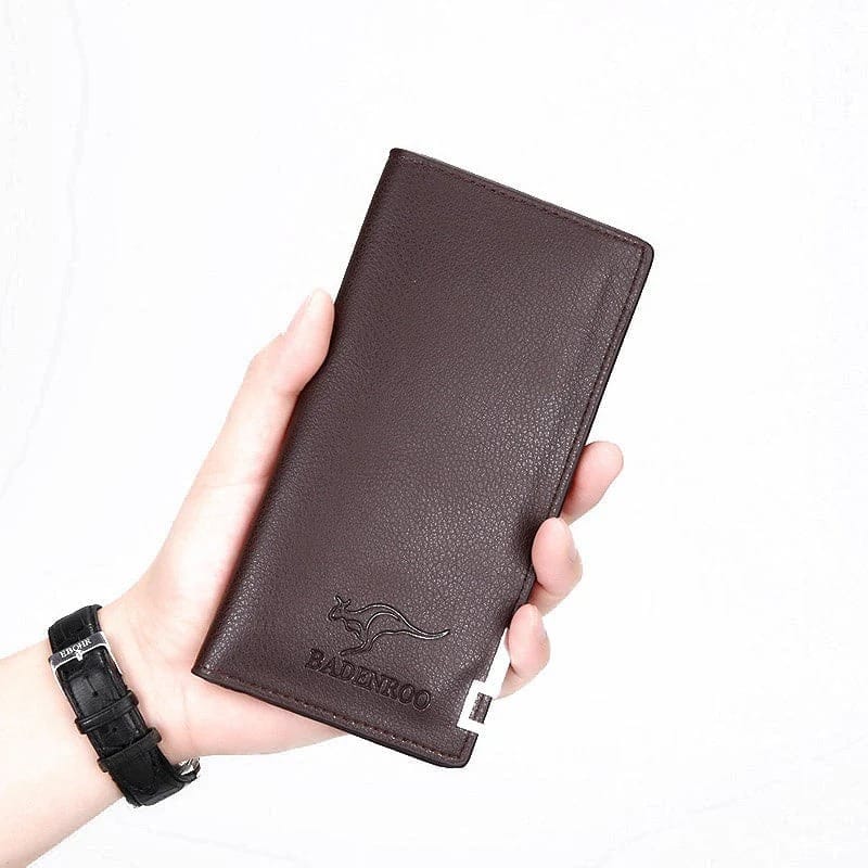 Kangro Brand Vintage PU Leather Long Wallet and Fold Leather Wallet for Men - View 3