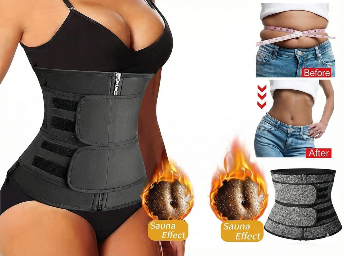 Men’s & Women Slimming Body Shaper Vest Belt – Instant Chest Compression & Belly Fat Control