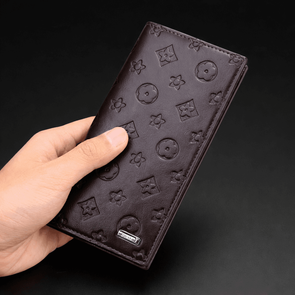 New Design Long Wallet for Men & Women | 12 Card Slots | Half Zip Pocket | Premium Quality Long Purse