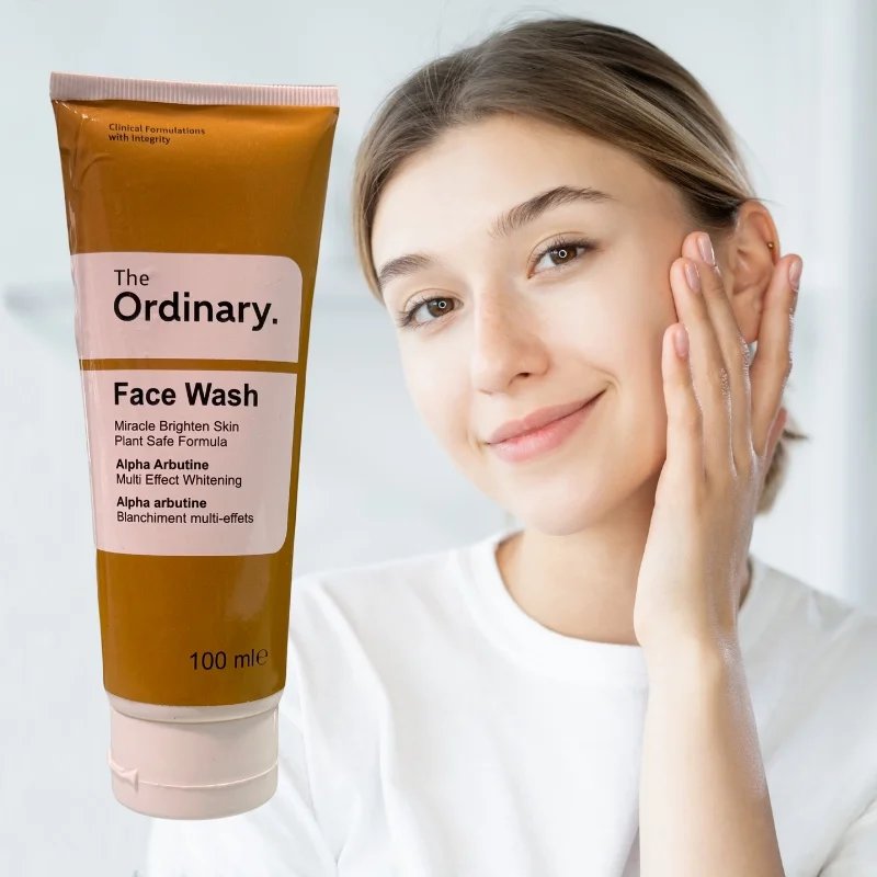 Ordinary Face Wash with Alpha Arbutin | Hydrating Cleanser for All Skin Types (100ml) - View 2