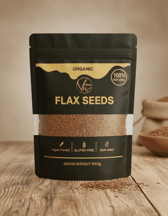 Organic Flax Seeds – 100% Natural, Gluten-Free & Non-GMO Superfood
