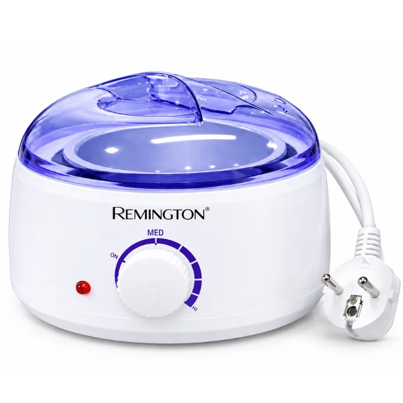 Remington Wax Melting Machine for Hair Removal | Model FJF508-1 | Electric Wax Warmer with 2 Aluminum Pots | Adjustable Temperature Control up to 80°C | 100W