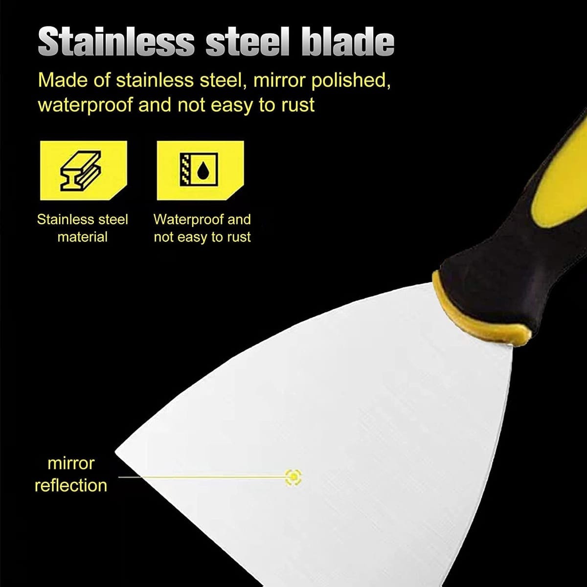 Scraper with Rubber Handle – Heavy Duty Cleaning & Paint Removal Tool