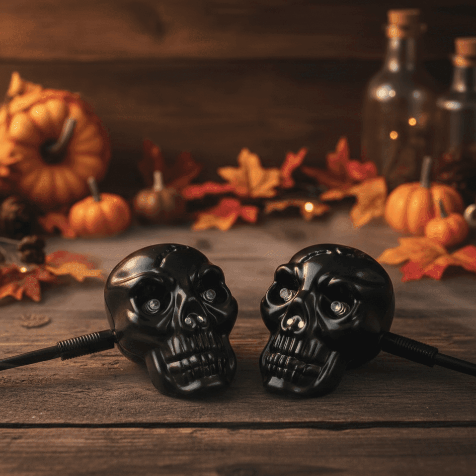 Special Decoration Fancy Stylish Skull Shape Motorcycle Indicators