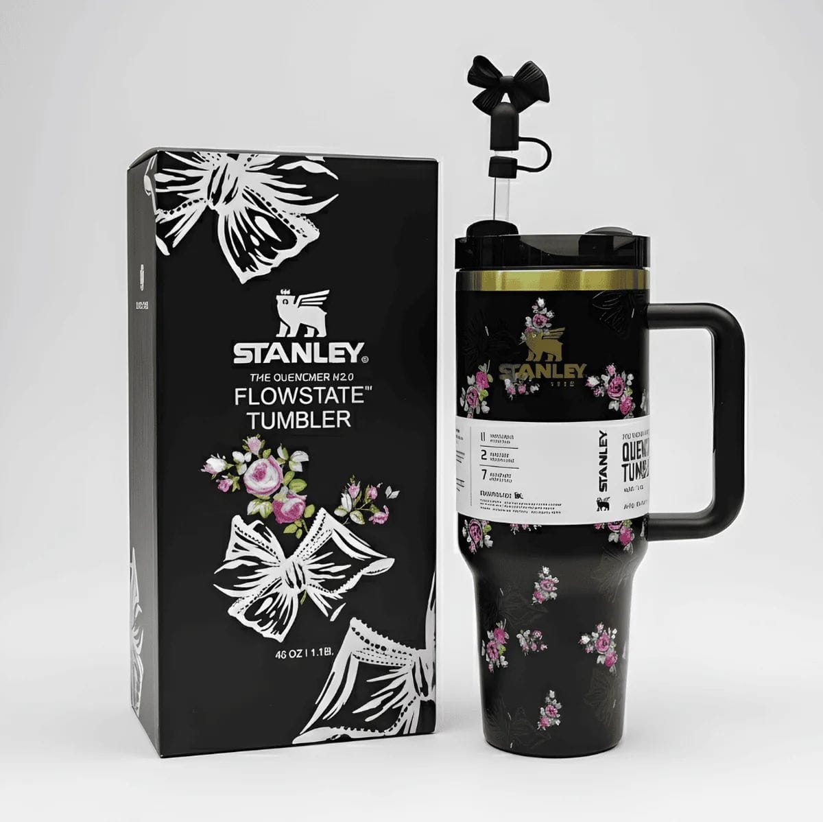 Stanley Premium Printed Tumbler 40oz with Box – Stylish Stainless Steel Vacuum Insulated Travel Mug