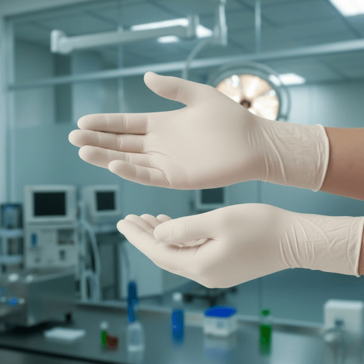 Star Sterile Latex Surgical Gloves Designed For Professional Use With Quality Latex Material And Sterile Packaging