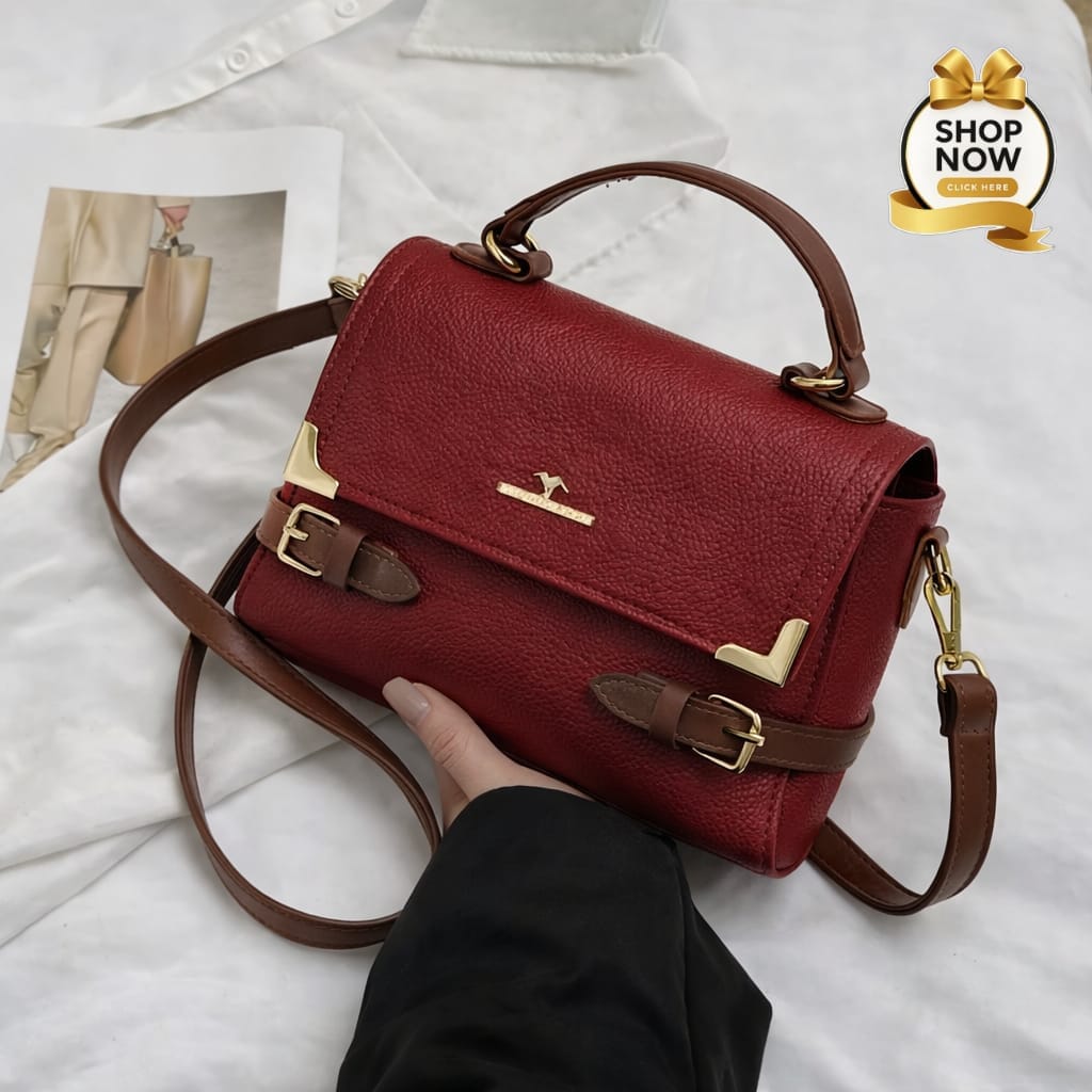 The Mono Carry Crossbody Bag Stylish Leatherette Design With Adjustable Strap